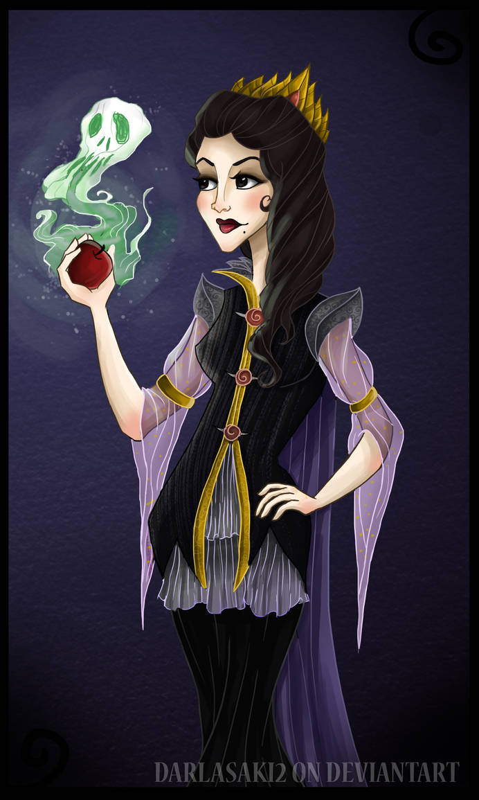 Evil Queen Using Computer Evil Queen by Darlasaki2 on DeviantArt