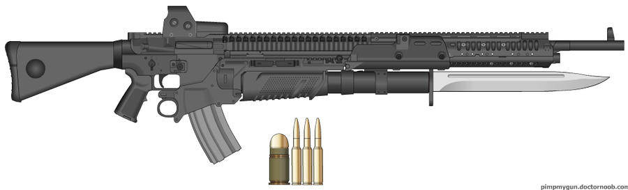 Heavy Metal Assault Rifle by M60-Carnifex on DeviantArt