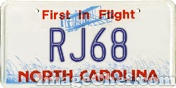 Custom North Carolina License Plate - 1