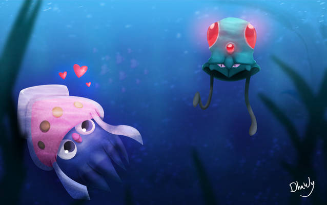 Inkay and Tentacool