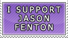 I Support Jason Fenton Stamp