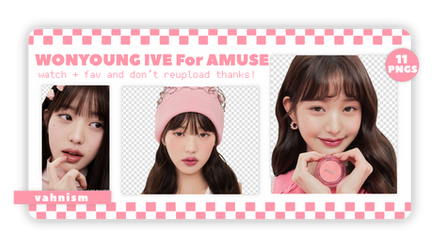 PNG PACK: Wonyoung IVE For AMUSE Korea
