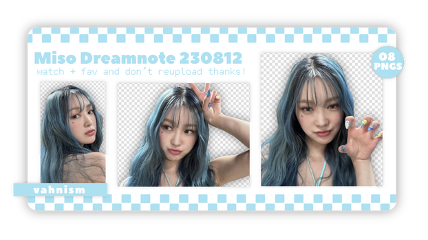 PNG PACK: Miso DreamNote 230812 Twitter Update