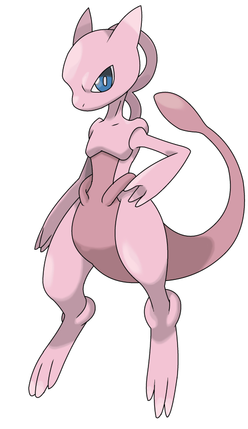 Mew. Tipo: Psiquico.  Pokemon mew, Mew and mewtwo, Cute pokemon