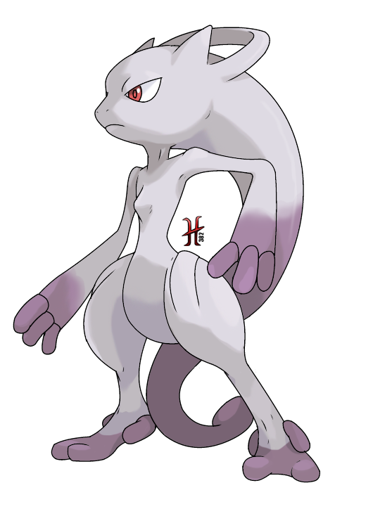 Pokemon Art Academy - Mega Mewtwo Y by LadyCharizard on DeviantArt