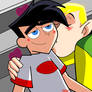 Ron_Danny: Kiss on the cheek