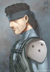 SOLID SNAKE by ilyesgnei