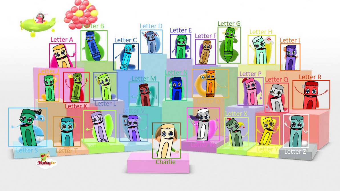 Color Crew: Charlie Meets Letters by WillylovesEN on DeviantArt