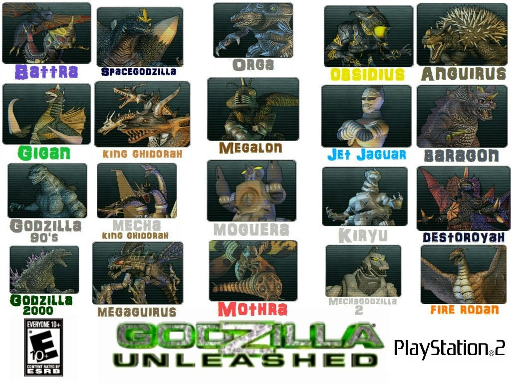 Godzilla Unleashed PS2 characters by PedroAugusto14 on DeviantArt