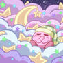 Kirby in the Clouds