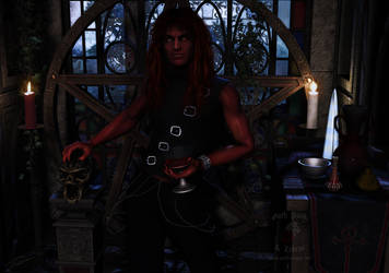 Alchemy With The Devil Gothic Fantasy Art