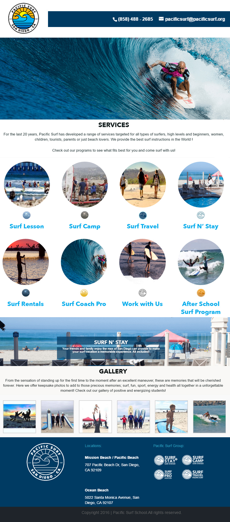 Pacificsurf Infographics