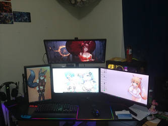 Lily's battlestation update winter 2018