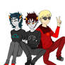 Dave, Karkat and Terezi