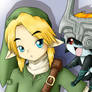 Link and Midna x3