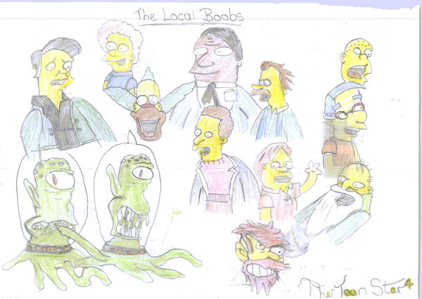 Local Man Simpsons Local people from the simpsons by TheToonStar on DeviantArt