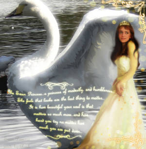 Swan Peach Princess