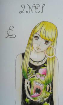 2NE1 - CL anime style (Ugly)