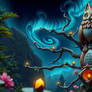 Whispers of the Moonlit Totem