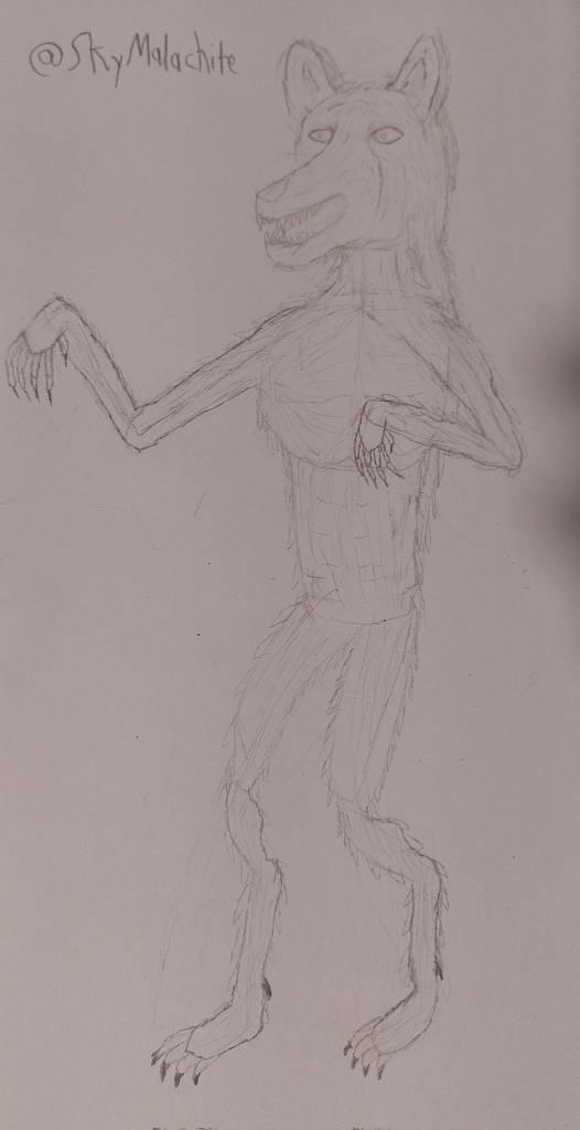 The Michigan Dogman by MalachiteSky on DeviantArt