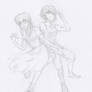 Sketch#32 Hikari and Kara as teen