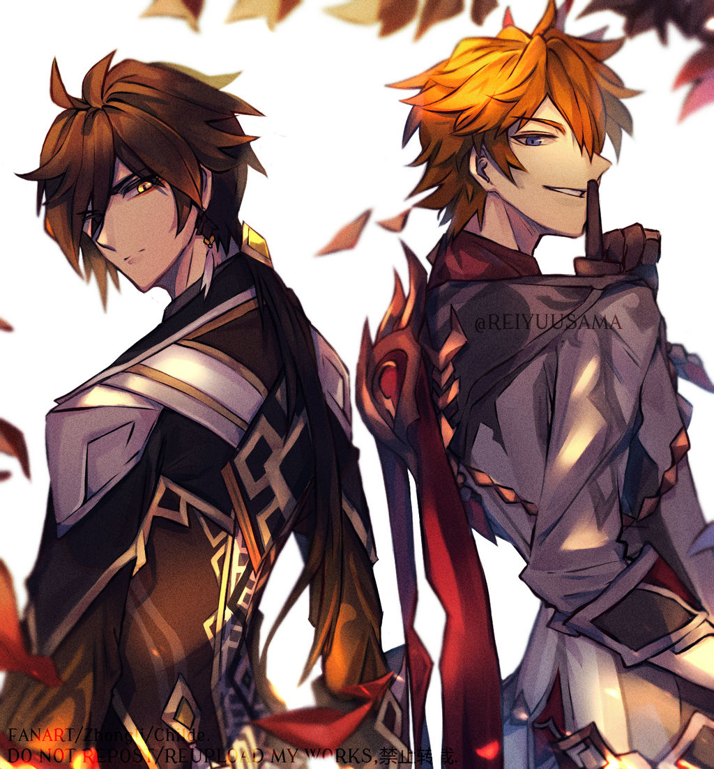 Fanart Zhongli Childe By Reiyuusama On Deviantart Fanart Zhongli Childe By Reiyuusama On Deviantart