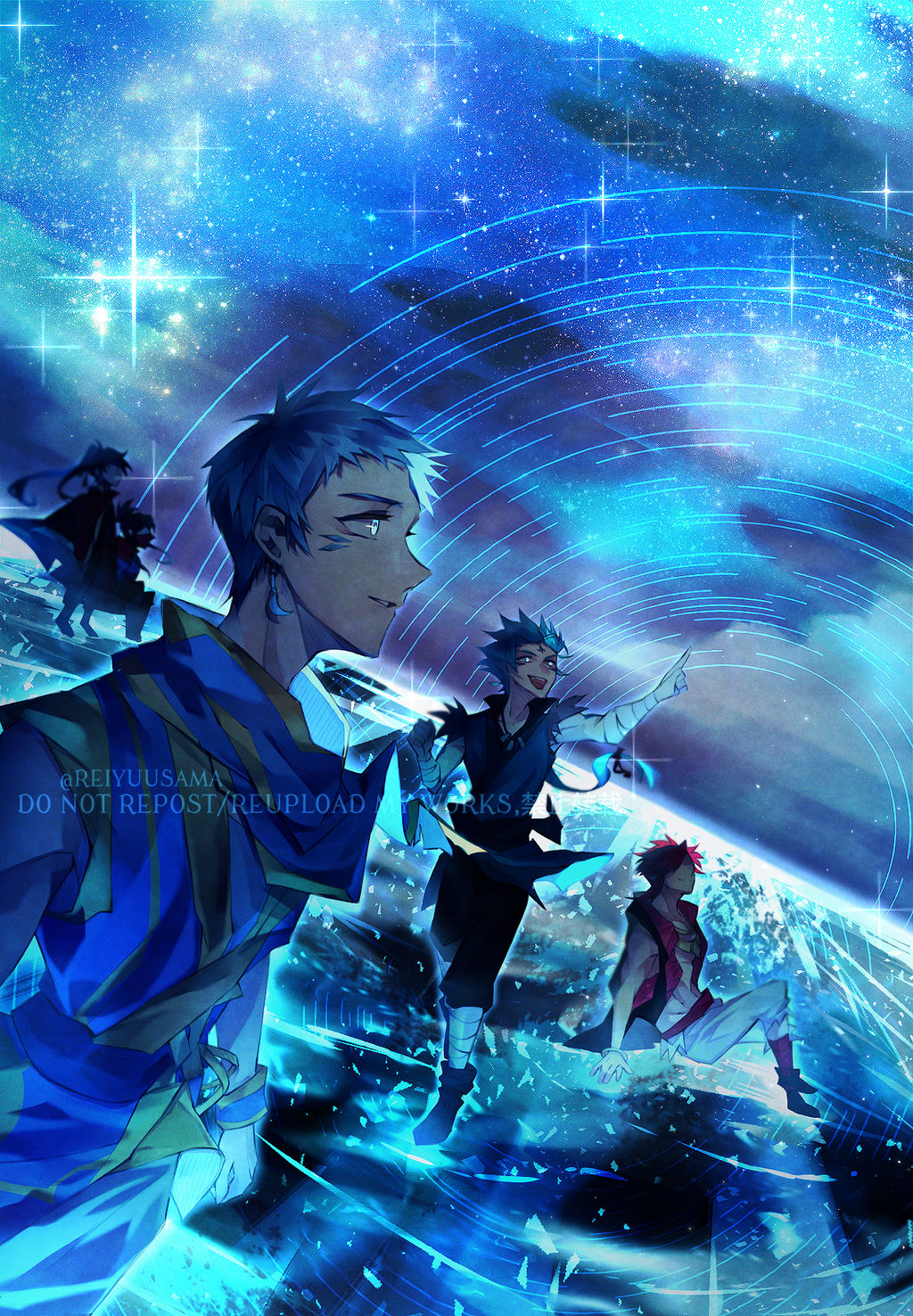 Floating Magic Stars Ryu Ocean Stars by ReiyuuSama on DeviantArt