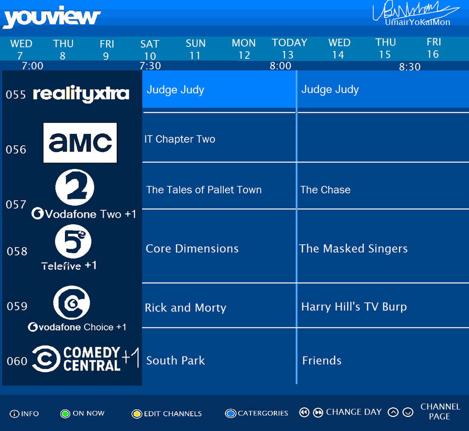 Youview TV Guide (10) by UmairYoKaiMon on DeviantArt