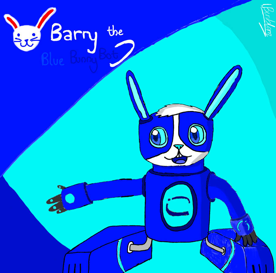 Dha Rabbit Barry the Blue Domestic Rabbit (OC Designed) by UmairYoKaiMon on DeviantArt
