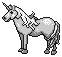 Greyscale unicorn