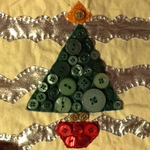 Buttony Christmas Tree