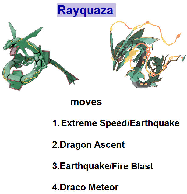 Rayquaza moves by RedDemonInferno on DeviantArt