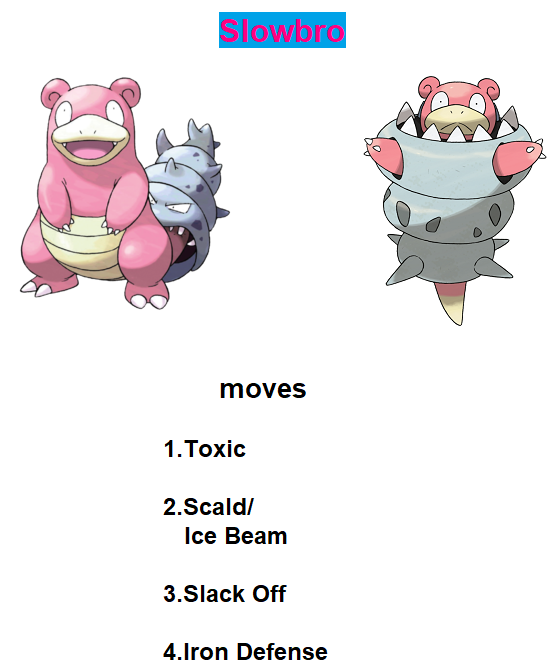 Slowbro Variants Slowbro moves by RedDemonInferno on DeviantArt