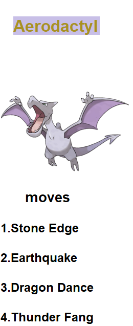 What are Aerodactyl's weaknesses in Pokemon GO?