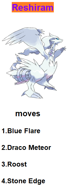 Reshiram moves(Gen VIII) by RedDemonInferno on DeviantArt