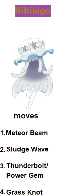 Nihilego moveset idea : r/PokemonUnite