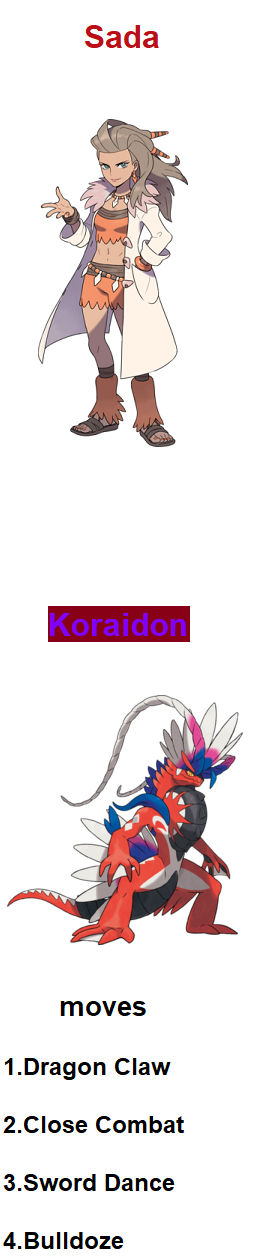 Koraidon moves by RedDemonInferno on DeviantArt