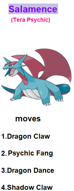 Salamence moves(Tera type) by RedDemonInferno on DeviantArt