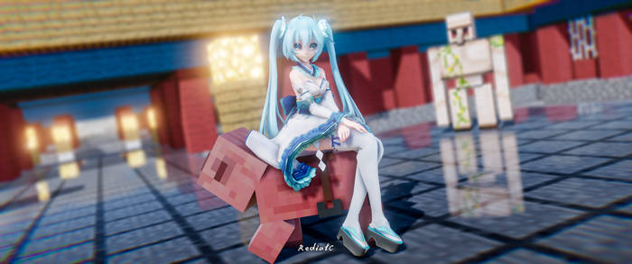 [MMD Stage DL] Minecraft Stage For Mikumikudance