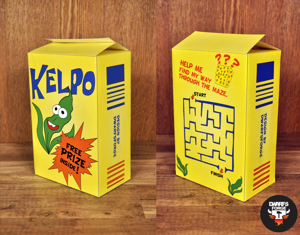 images Printable Cereal Box Design Template kelpo box free pdf template download