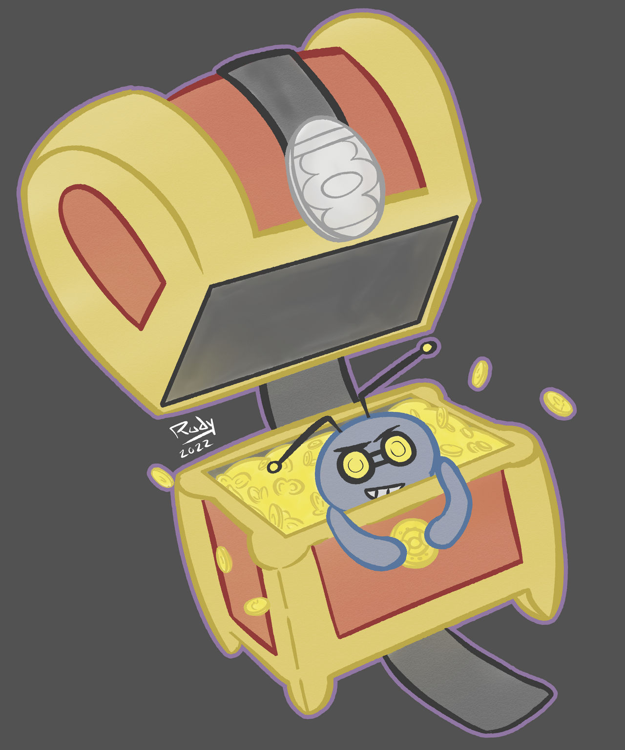 Gimmighoul by chalkmanexe on DeviantArt