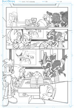 Sonic the Hedgehog (ASO) #251: Page 10 PENCILS