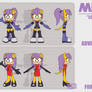 Sonic Legends - Character Sheet: Mina Songoose Alt