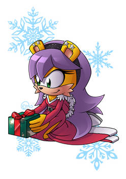 Archie Sonic Online - Mina Christmas Render by DarkNoise-Studio