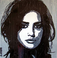 portrait of Penelope Cruz  2013 TaPE aRT