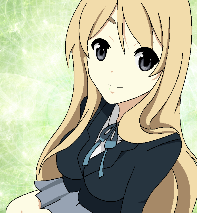 K-ON Mugi MS Paint