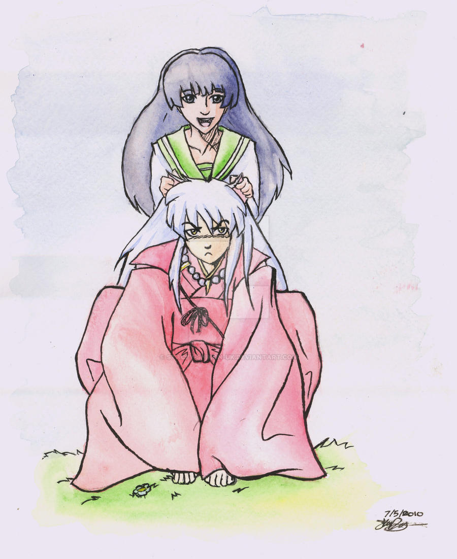 Inuyasha and Kagome Colour