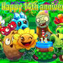 happy 14th anniversary Plants vs zombies!