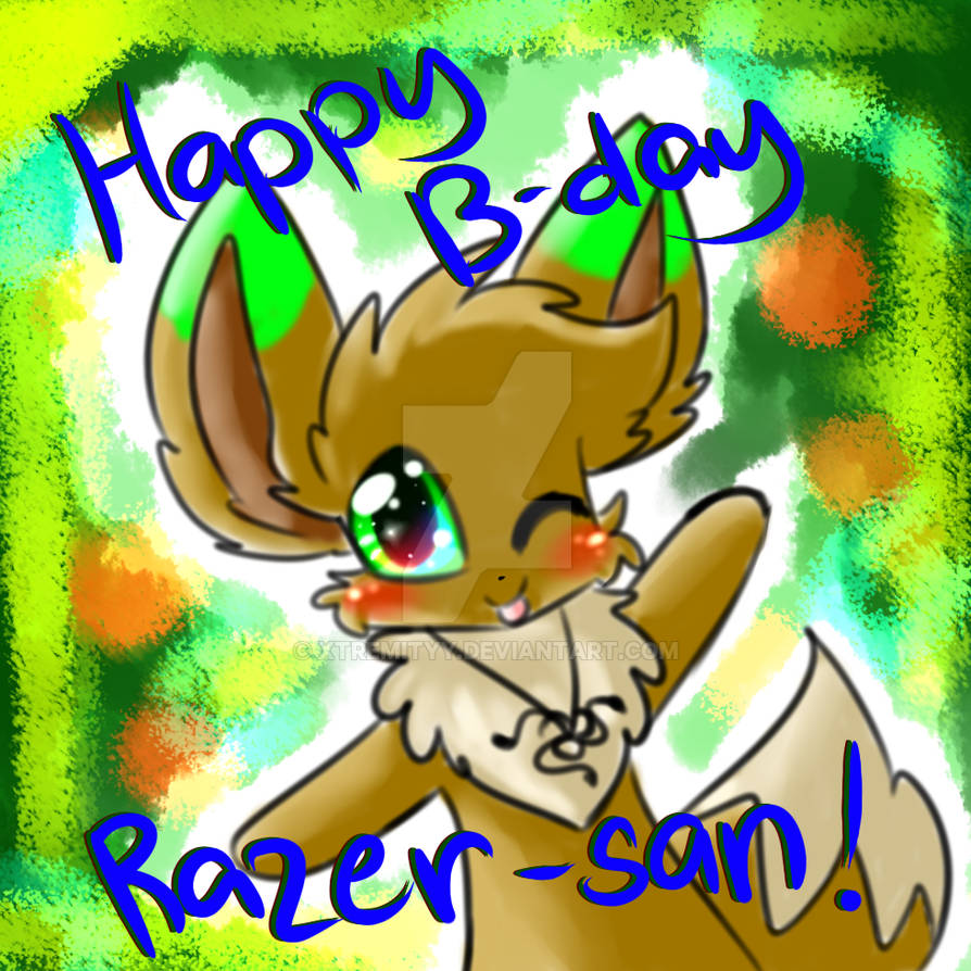 Deviantart Razer Kid Happy BirthDay Razer-san~! by Xtremityy on DeviantArt