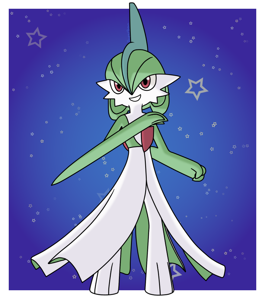 Shiny - Gallade and Gardevoir by deathZERA on DeviantArt